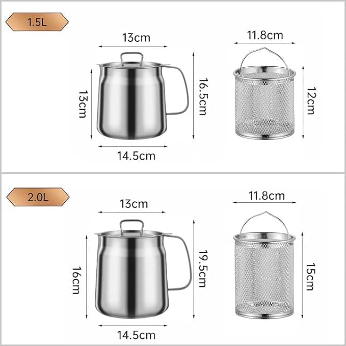 Stainless Oil Pot Strainer