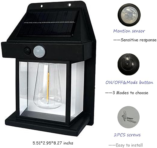 Outdoor Waterproof Solar Wall Lamp