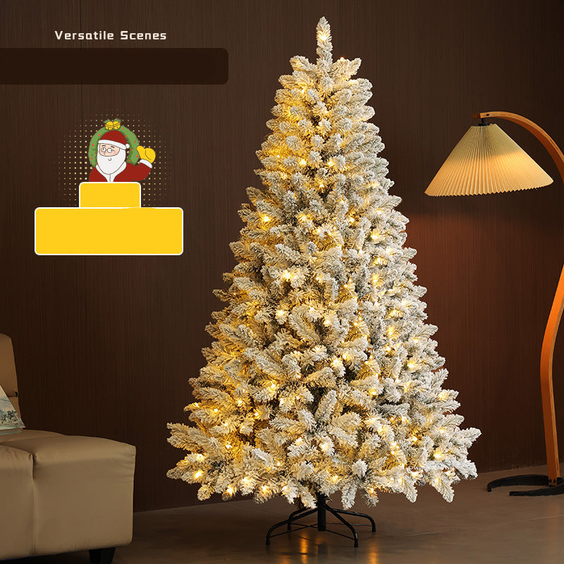 Snow Flocked Christmas Tree