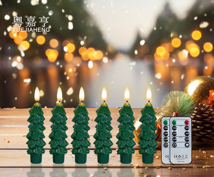 Christmas Tree Flameless Candle