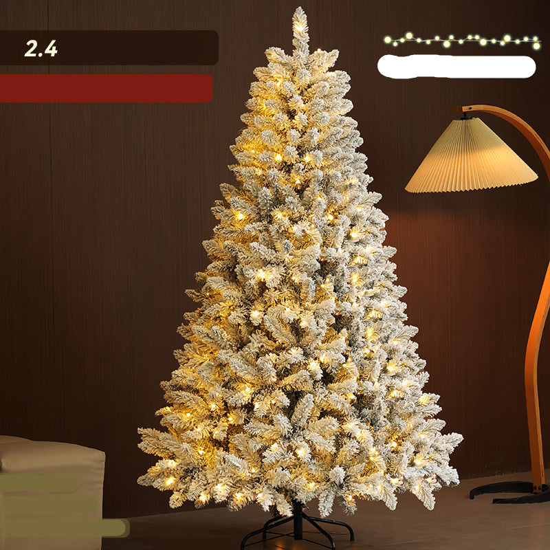 Snow Flocked Christmas Tree