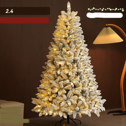 Snow Flocked Christmas Tree
