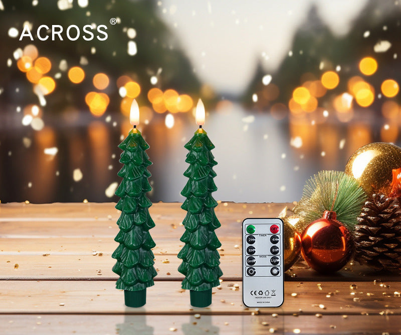 Christmas Tree Flameless Candle