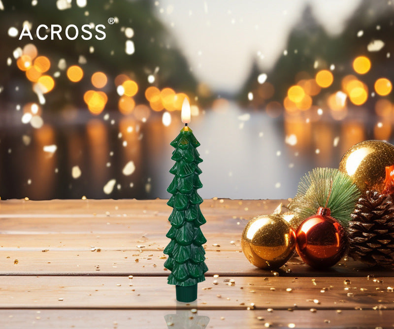 Christmas Tree Flameless Candle