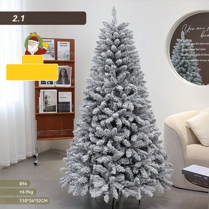 Snow Flocked Christmas Tree