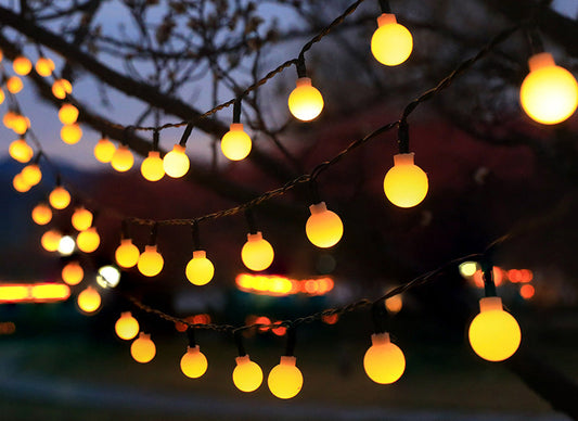 LED Outdoor Ball String Lights
