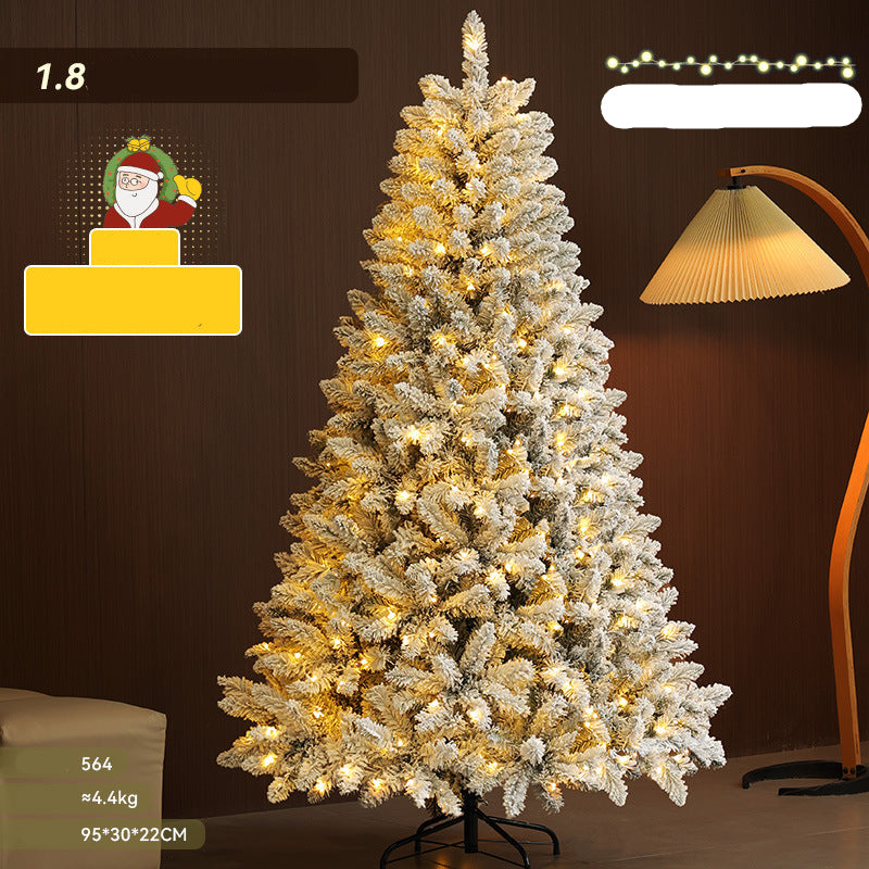 Snow Flocked Christmas Tree