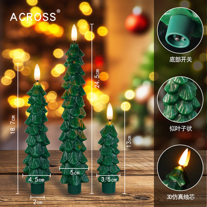Christmas Tree Flameless Candle