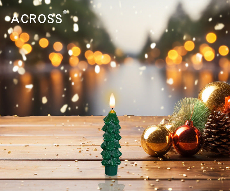 Christmas Tree Flameless Candle