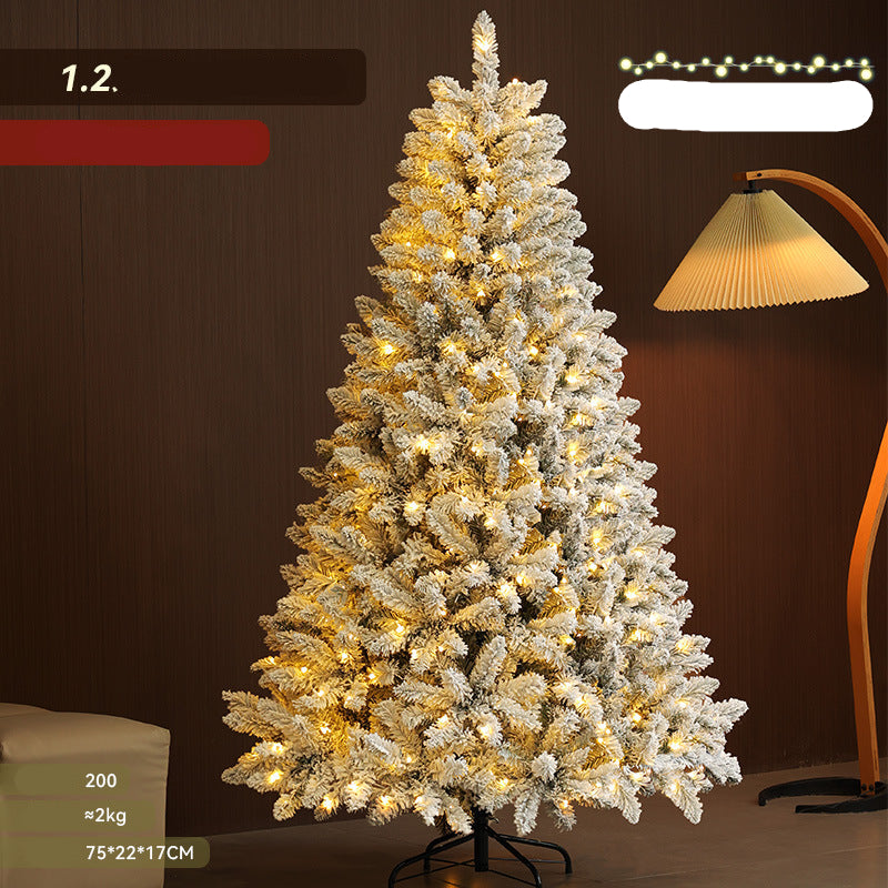 Snow Flocked Christmas Tree