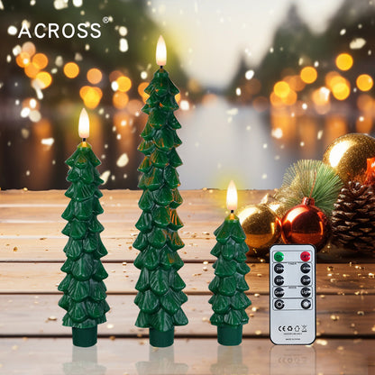 Christmas Tree Flameless Candle